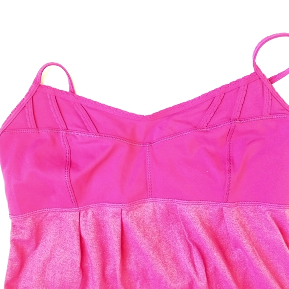 Lululemon Athletica Fuschia Pink Running Tank Top / SIZE 6 - Picture 1 of 6